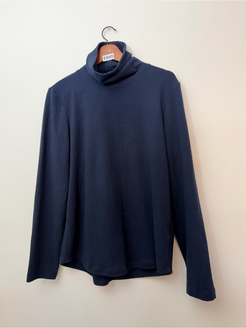 Wind River T-Max Heat Navy Fleece Turtleneck | Cozy Outdoor Layer Ski Snowboard